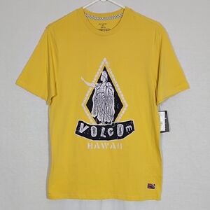 NEW Volcom Hawaii Kingdom Short Sleeve Organic Cotton Tee Mens Size Medium King